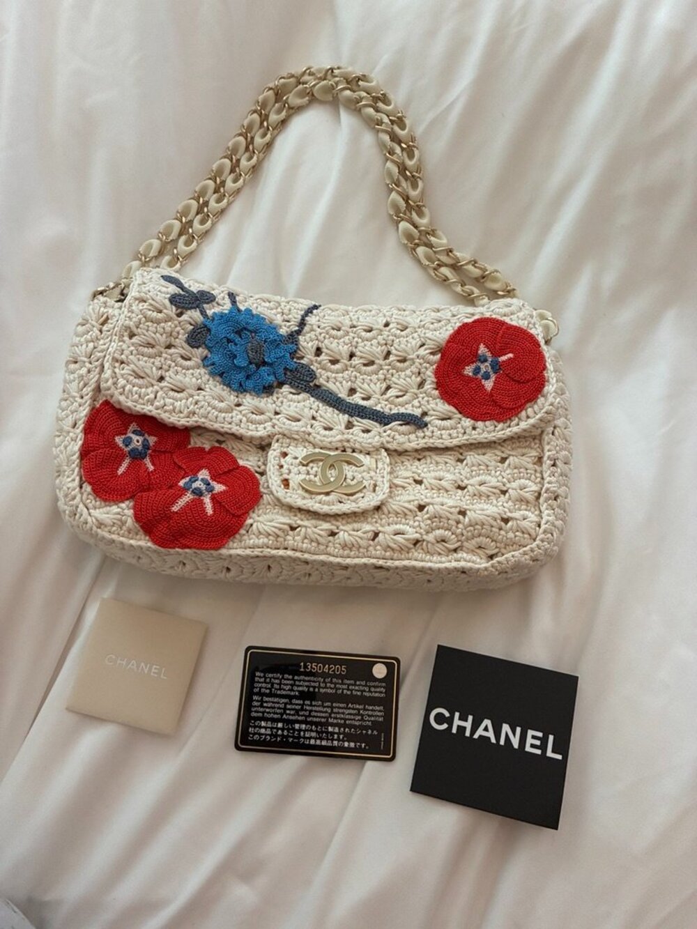 Chanel 2010 Runway Farm Limited Edition Crochet Bag